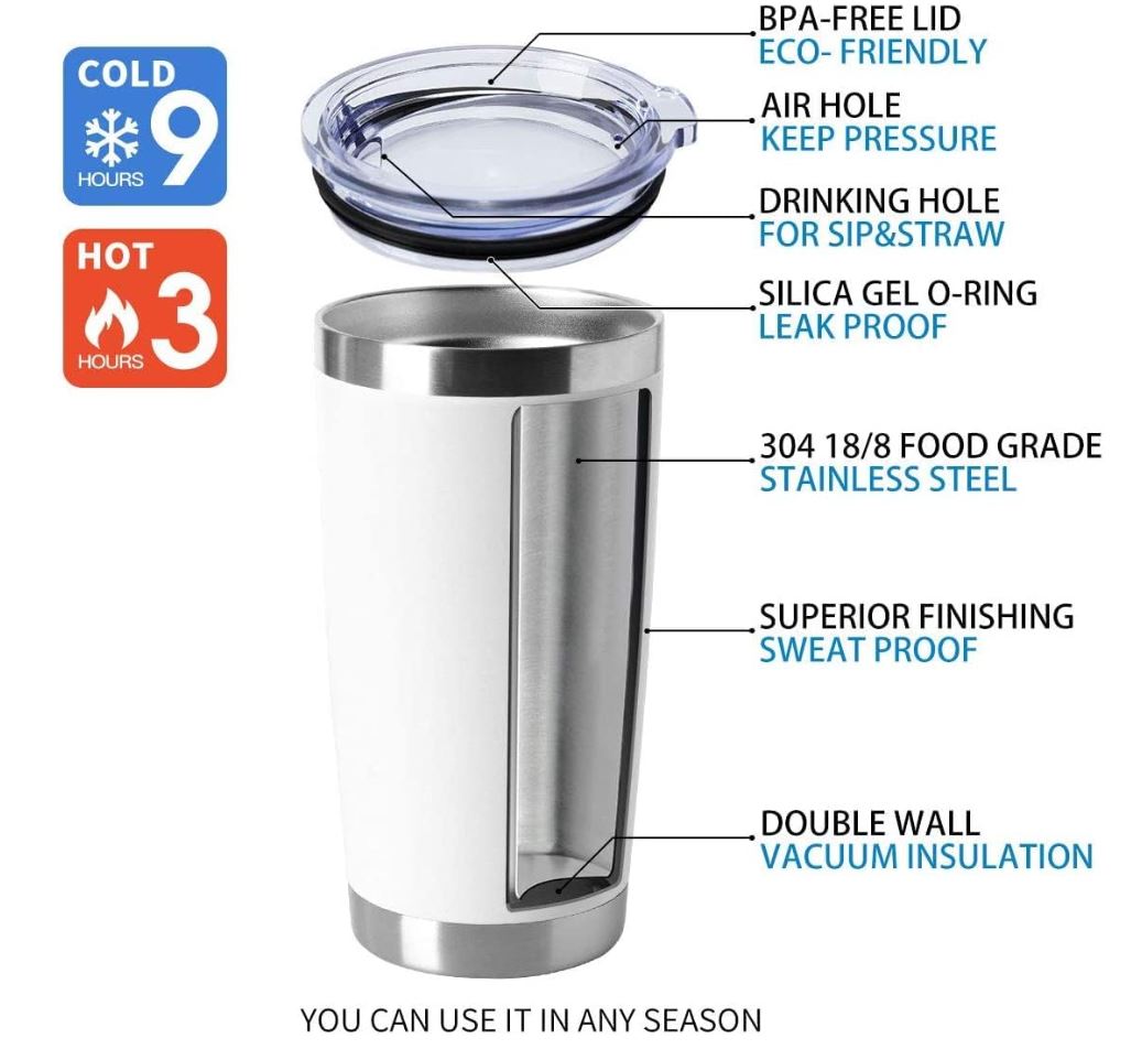 Hockey Dad - Don't Puck with Me Stainless Steel Tumbler - 20 ounces