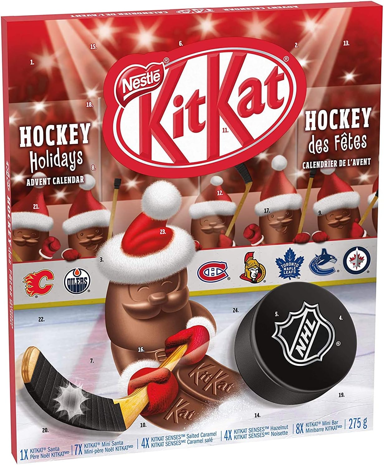 NHL Hockey Holidays Advent Calendar by NESTLÉ