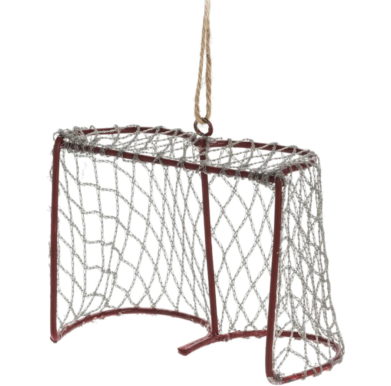 Ice Hockey Goalie Net Ornament